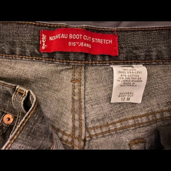 Levi’s Women’s Nouveau Bootcut Stretch 515 Jeans Sz 12 M - Picture 3 of 8
